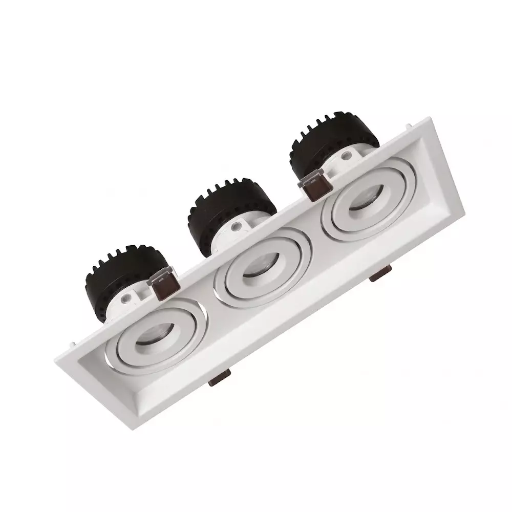ALT Allora COB Downlight White Body Color 9 W x 3 and Natural White Light Color, ALT0835