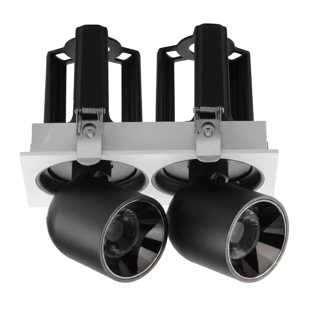 ALT Evolve Adjustable Cob Wall Washer Downlights White Body Color 12 W x 2 White Light Color, ALT0626