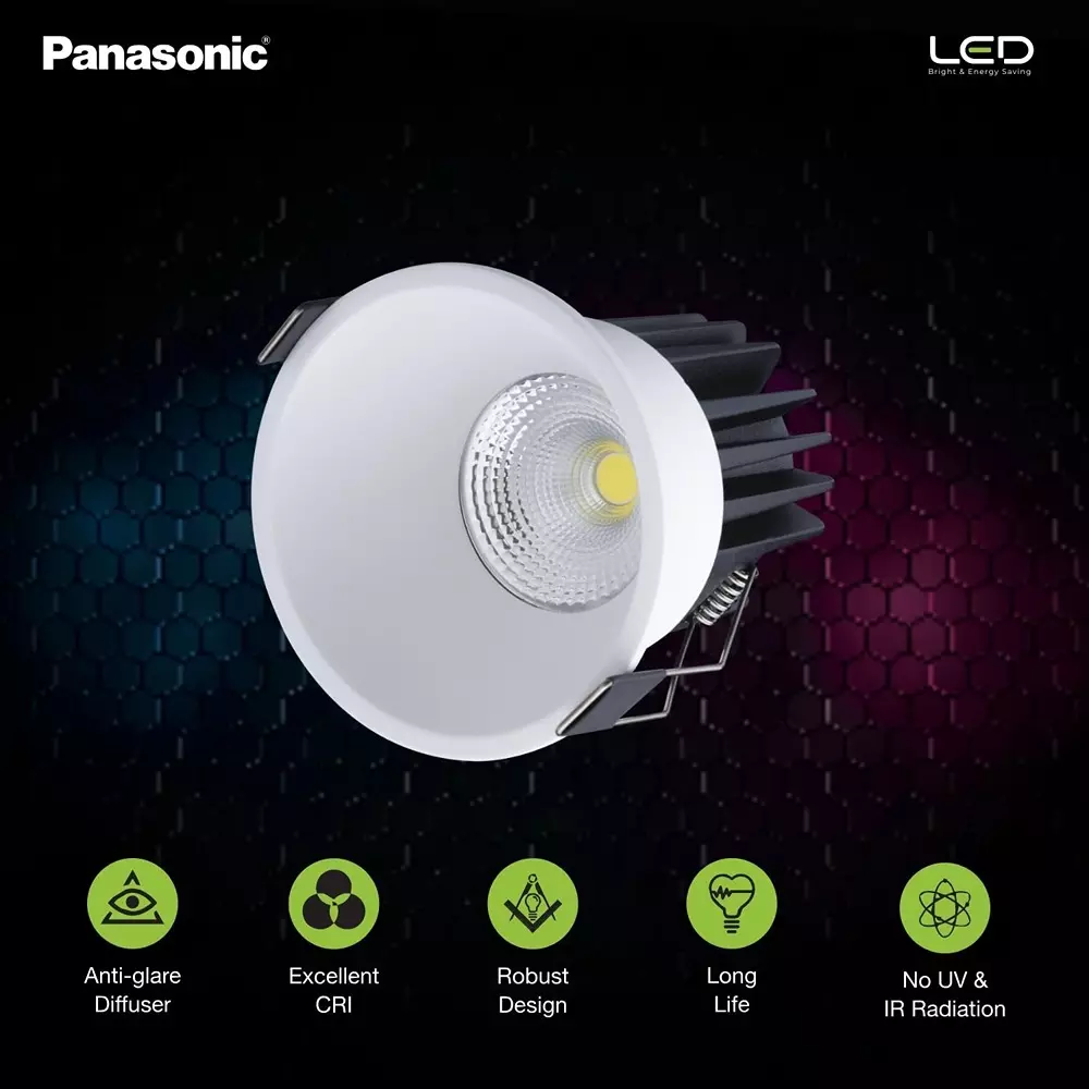 Panasonic LED Deep Recessed Cob Downlight 18 W Cool White, PDLM42187