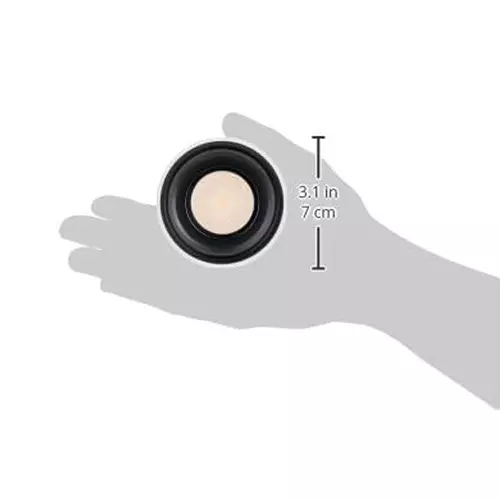 Havells 7 W Crysta Deco LED Surface Cob Light Black W, 3000 K, 55 mm Cut Out Diameter x 100 mm Height, LHEEBGPBUQ1W007