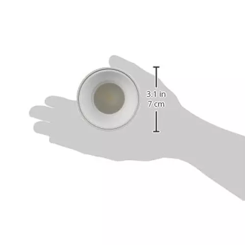 Havells 18 W Crysta Deco LED Surface Cob Light White W, 3000 K, 75 mm Cut Out Diameter x 125 mm Height, LHEEBGPBUP1W018