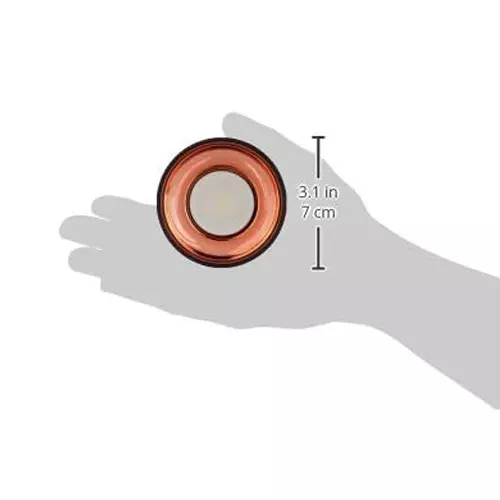 Havells 18 W Crysta Deco LED Surface Cob Light Rose Gold B, 4000 K, 75 mm Cut Out Diameter x 125 mm Height, LHEEBGPDUR1K018