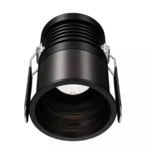 ALT Dela COB Downlight Black Body Color 9 W Warm White Light Color, ALT0211
