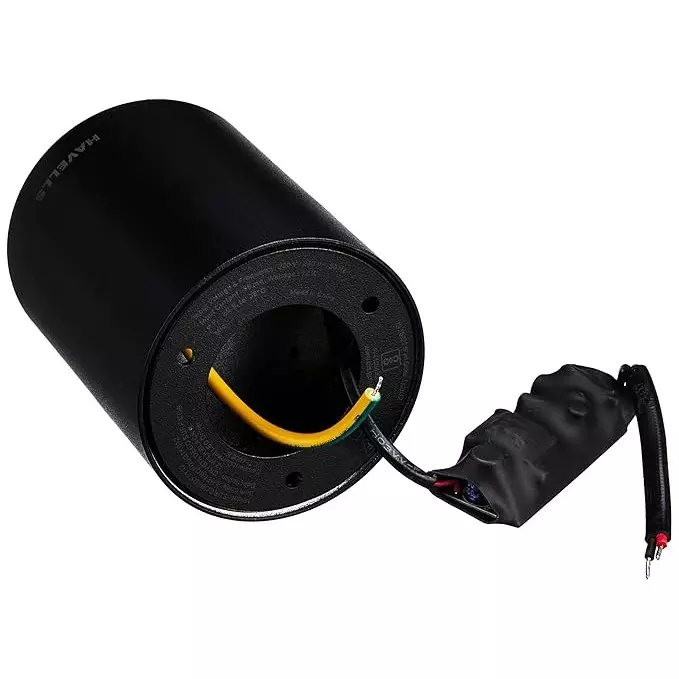 Havells 12 W Crysta Deco LED Surface Cob Light Black B, 3000 K, 75 mm Cut Out Diameter x 95 mm Height, LHEEBGPBUQ1K012