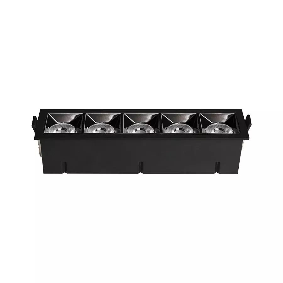 ALT Matrix Linear Cob Downlight Black Body Color 20 W Natural White Light Color, ALT0921