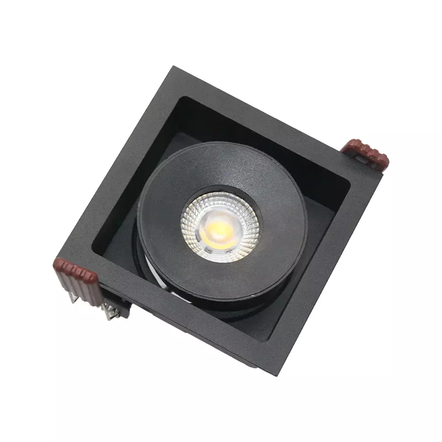ALT Glero L Cob Downlight Black Body Color 12 W White Light Color, ALT0924