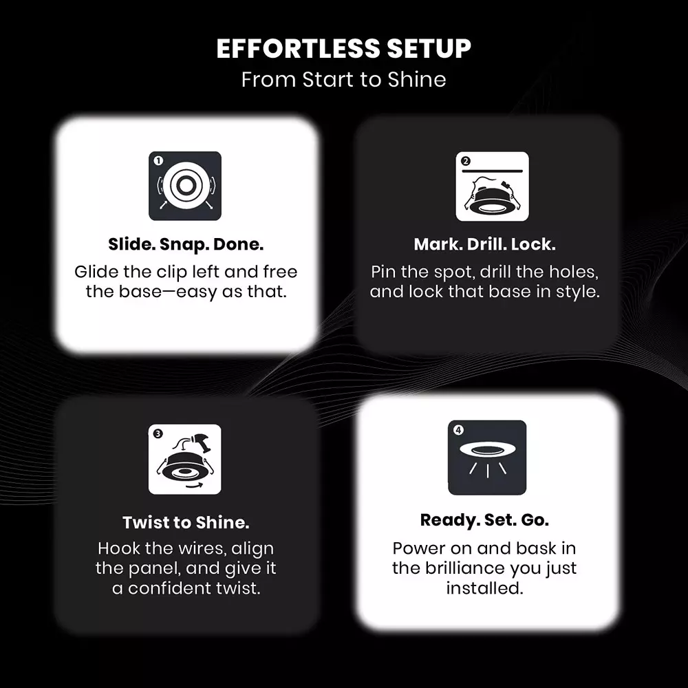 Havells 7 W Crysta Deco LED COB Light Matt Black 6000 K 55 mm Cut Out Diameter and 45 mm Height, LHEEBEPGUE1H007