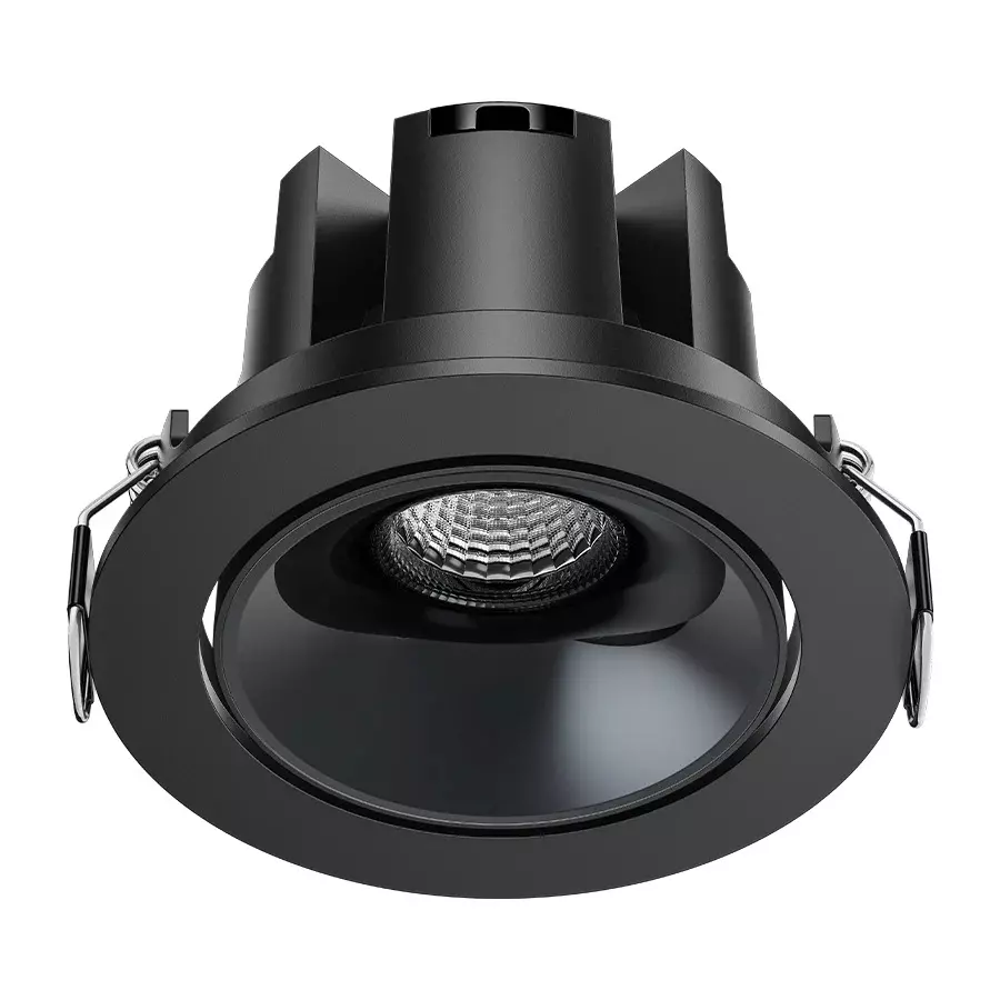 ALT Gloster Tiltable Cob Downlight Black Body Color 7 W Natural White Light Color & Gun Black Reflector Color, ALT0843A