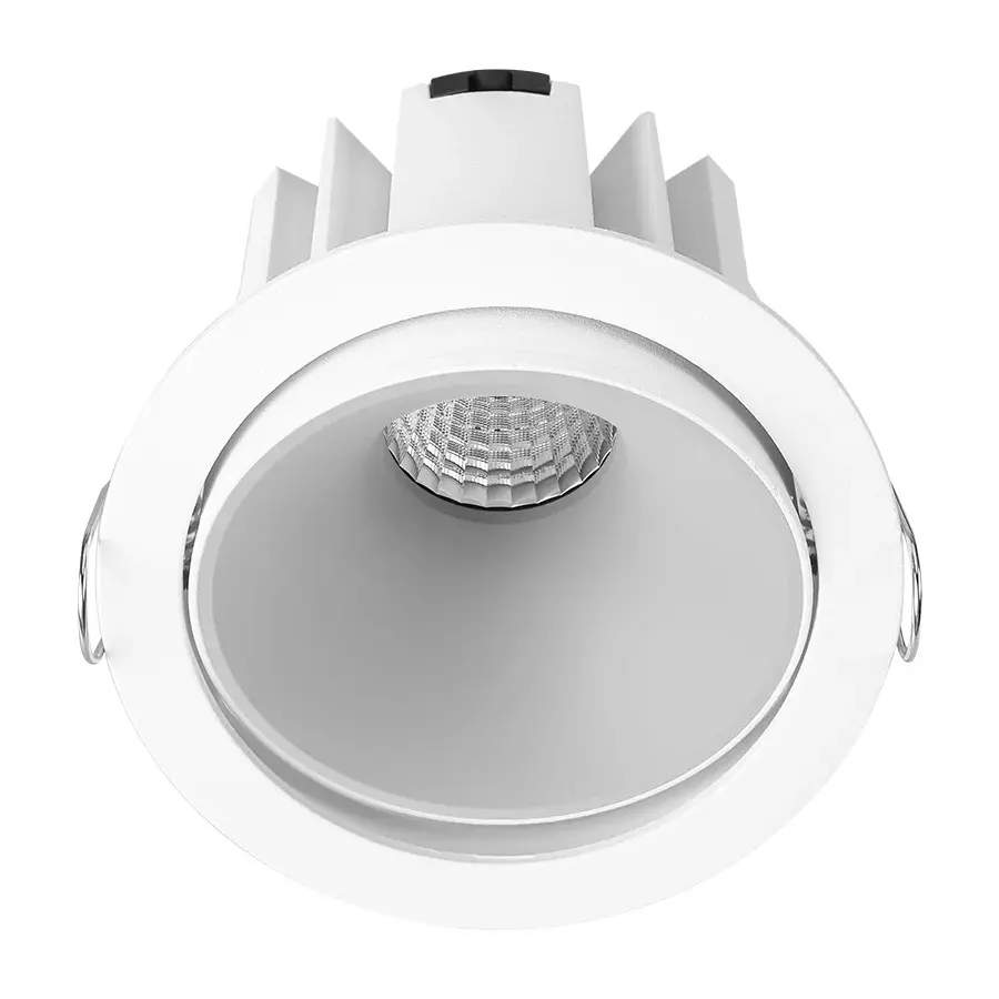 ALT Gloster Tiltable Cob Downlight White Body Color 12 W Warm White Light Color & Matt White Reflector Color, ALT0845A