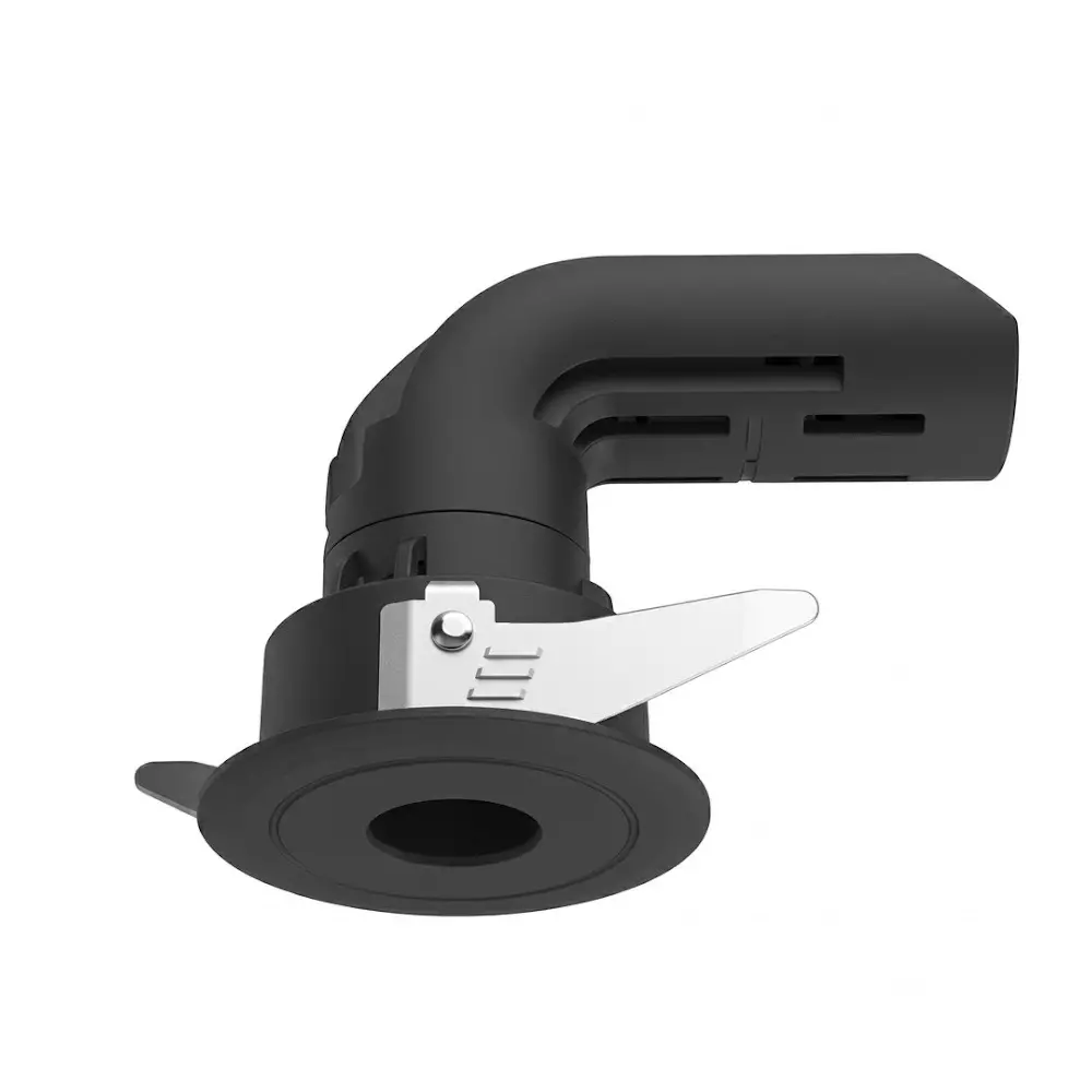 ALT Funel COB Downlight Black Body Color 18 W and Warm White Light Color, ALT074