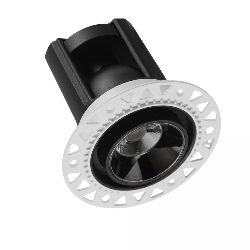 ALT Evolve Trimless Adjustable Cob Wall Washer Downlights White Body Color 12 W Warm White Light Color, ALT0625T