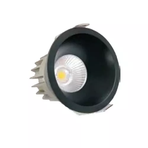 LUKER Corvus 18 W Black LED Anti Glare Trimless COB Light, LAGBCOB18BK
