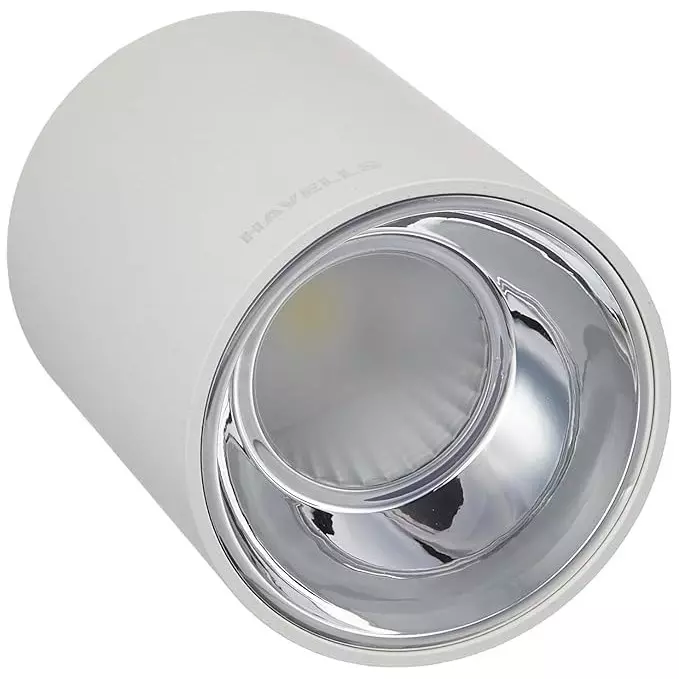Havells 7 W Crysta Deco LED Surface Cob Light Chrome W, 4000 K, 55 mm Cut Out Diameter x 100 mm Height, LHEEBGPDUE1W007