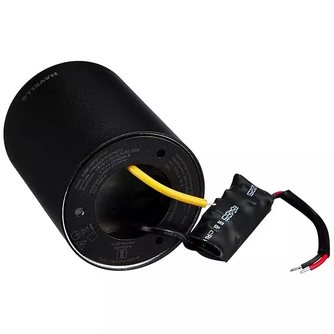 Havells 7 W Crysta Deco LED Surface Cob Light Chrome B, 4000 K, 55 mm Cut Out Diameter x 100 mm Height, LHEEBGPDUE1K007