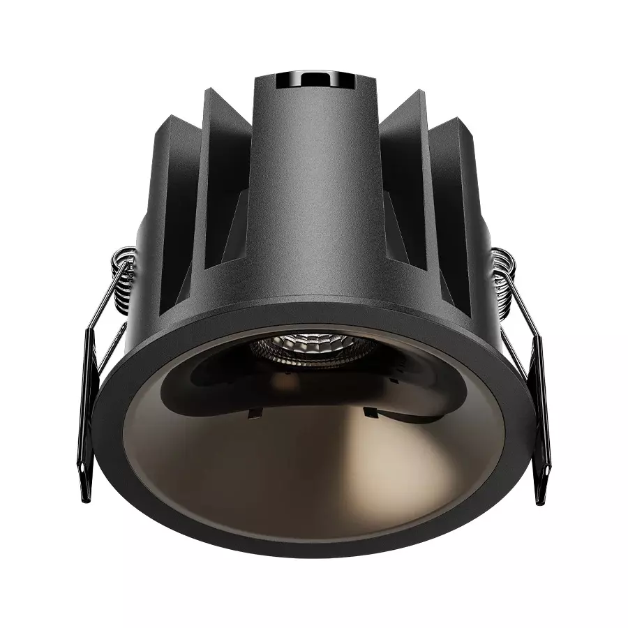 ALT Gloster Cob Downlight Black Body Color 20 W Natural White Light Color & Champagne Gold Reflector Color, ALT0847