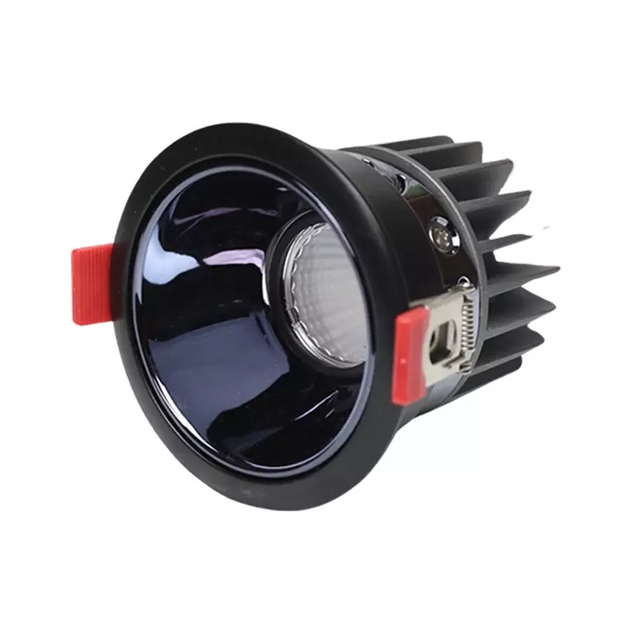 ALT Baffle Cob Downlight Black Body Color 12 W Warm White Light Color, ALT1056