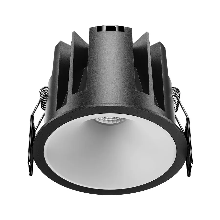 ALT Gloster Cob Downlight Black Body Color 5 W Warm White Light Color & Matt White Reflector Color, ALT0849