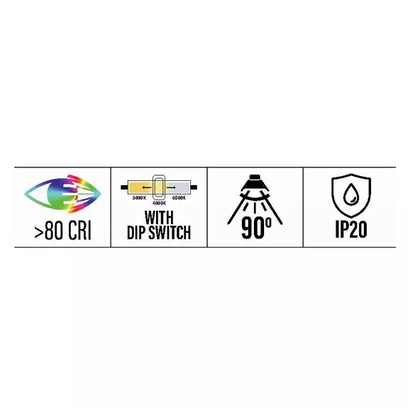 Sturlite MICKE (Cool+Warm+Neutral White) Decorative Cob Downlight 7 W 455 lm Round, LG-0378-7W