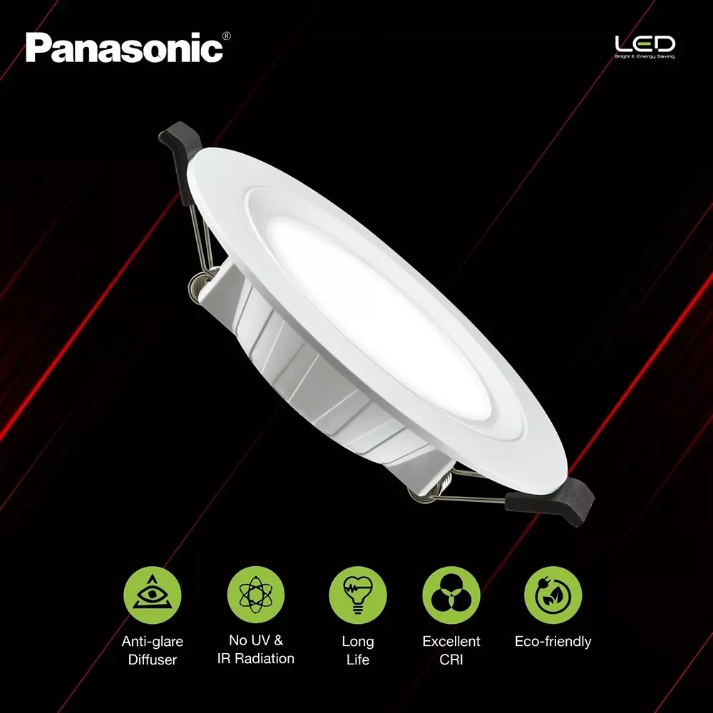 Panasonic LED Concealed Downlight 5 W Cool White, Natural White, Warm White, PDLM3405CNW