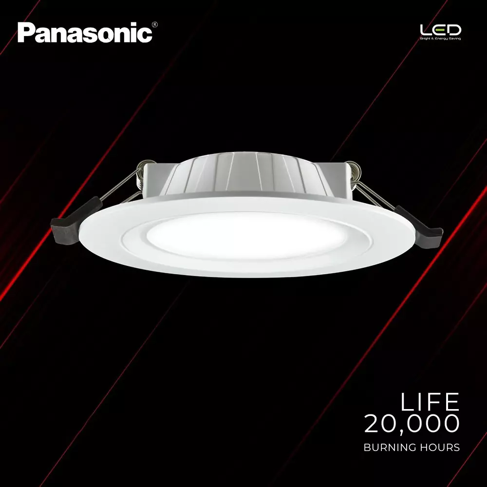 Panasonic Deep Junction Slim Conceal LED Downlight 5 W Warm White, PDLM34053