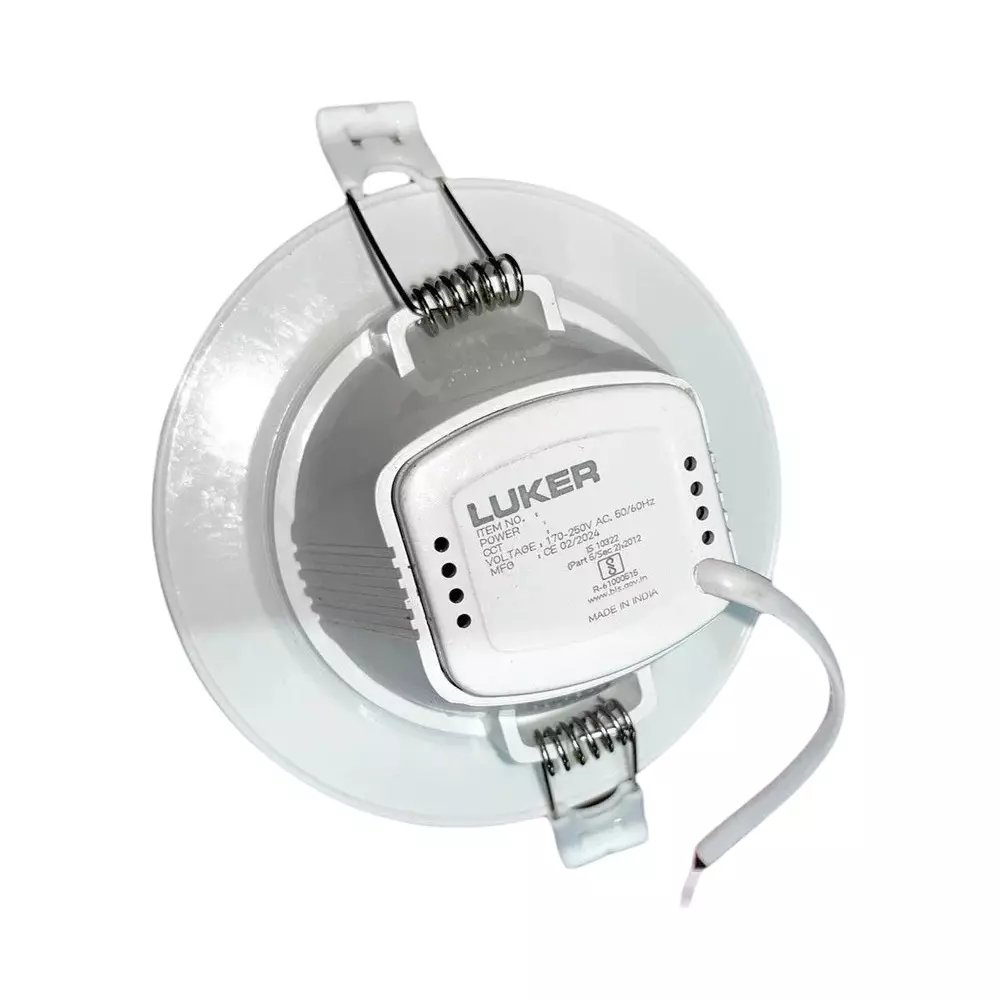 LUKER HACO LED Downlight Round 5 W 110x50 mm White, LEDR05N