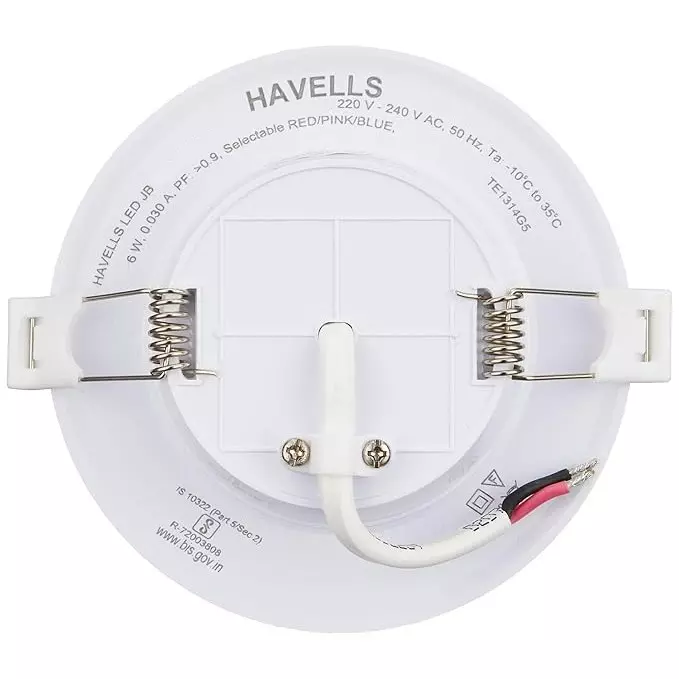 havells-6-w-luna-rbp-led-jb-downlight-round-shape-redpinkblue-3-in-1-color-lhebazpquz1w006