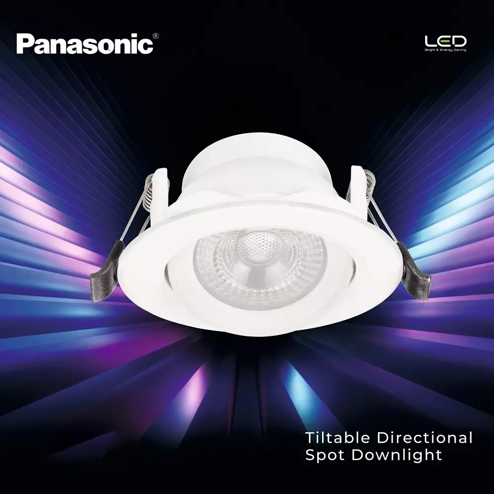 Panasonic PC Swivel Downlight 12 W Warm White, PDLM40123