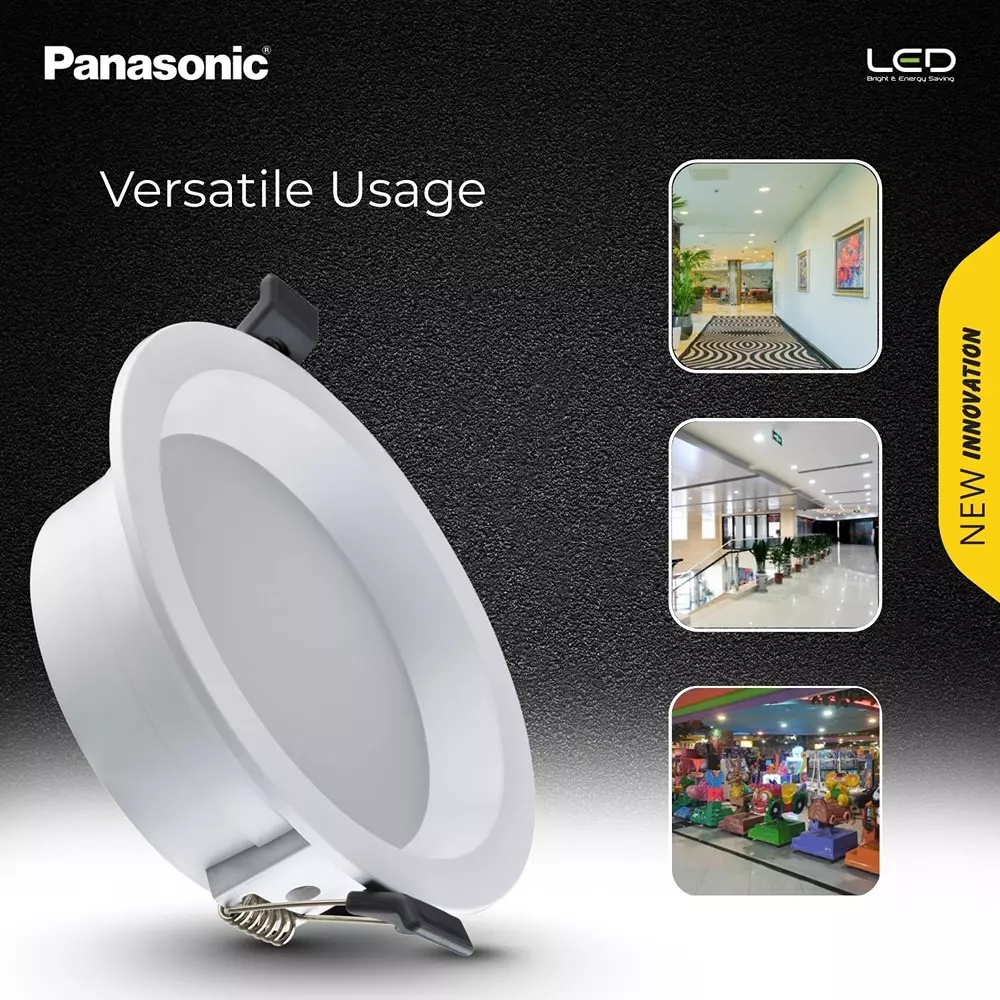 Panasonic LED Downlight Deep Type Round 12 W Warm White, PDLM47123