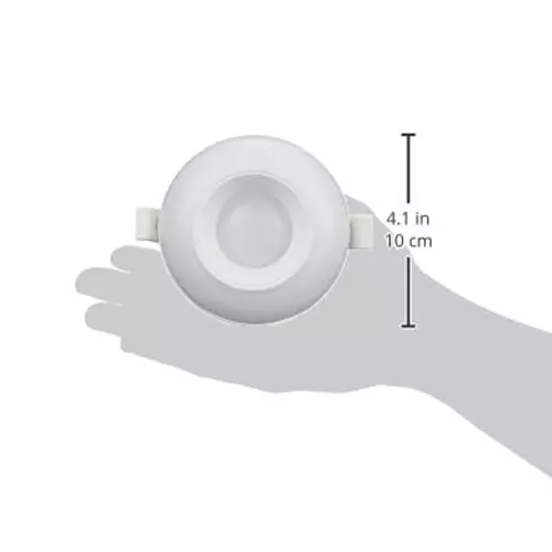 Havells 10 W Luna Moonlite LED JB Downlight Duo CDL + Blue Type Round Shape, 75 mm Cutout x 57 mm Height, LHEBBSPEUZ1W010