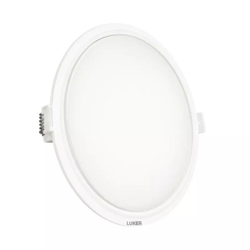 LUKER HACO LED Downlight Round 22 W Ø216x35 mm Natural White, LEDR22