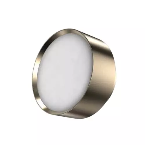 Sturlite BRINZO 3 In 1 (Cool+Warm+Neutral White) Surface Downlight 12 W Round 960 lm France Gold FInish, LG-0396-12W
