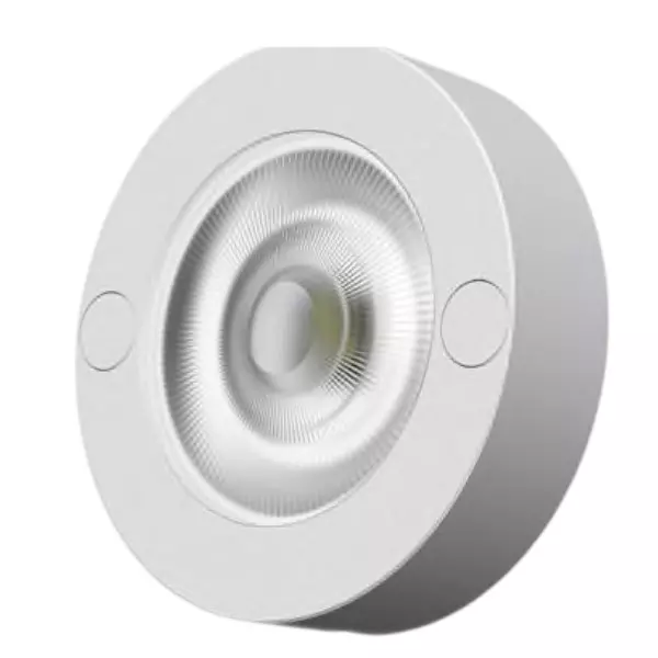 Sturlite Yuno Cabinet Downlight Round Shape 3 W Power 6K Color Temperature White Light Color for Home & Office, LG-0239-3W-RD