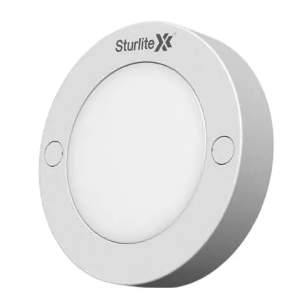 Sturlite Spryngs Cabinet Downlight Round Shape 3 W Power 6K Color Temperature White Light Color for Home & Office, LG-0073-3W-RD