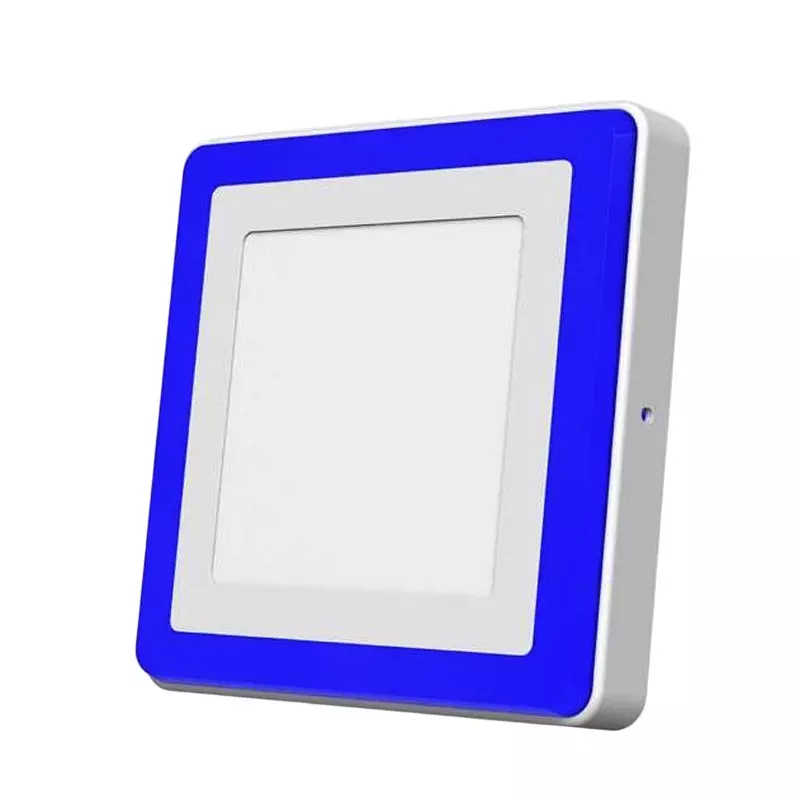 Sturlite CIRRUS 2 In 1 (Cool White+Green) Slim Downlight 6+3 W Square 360 lm, LG-0172-6+3W-SQ