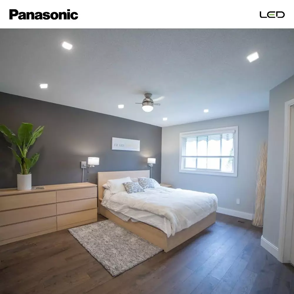 Panasonic IC Square LED Downlight 15 W Natural White, PDLM02154R3