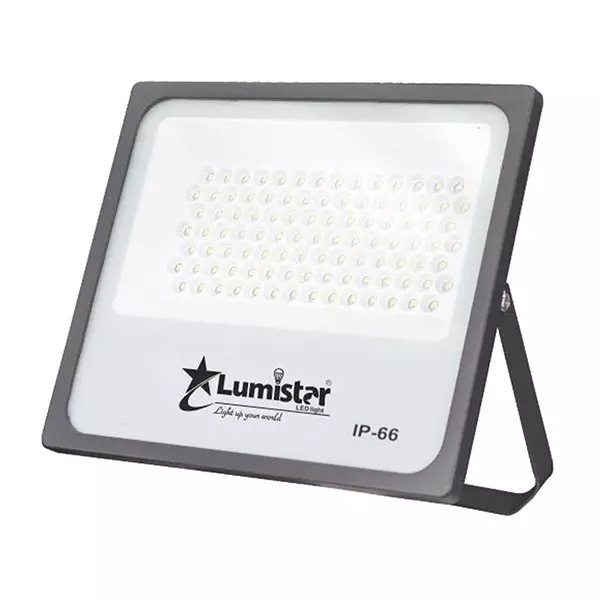 Lumistar PRISM LED Flood Light Glass Model Square 150 W Grey 355x290x60 mm, LM-801-150W