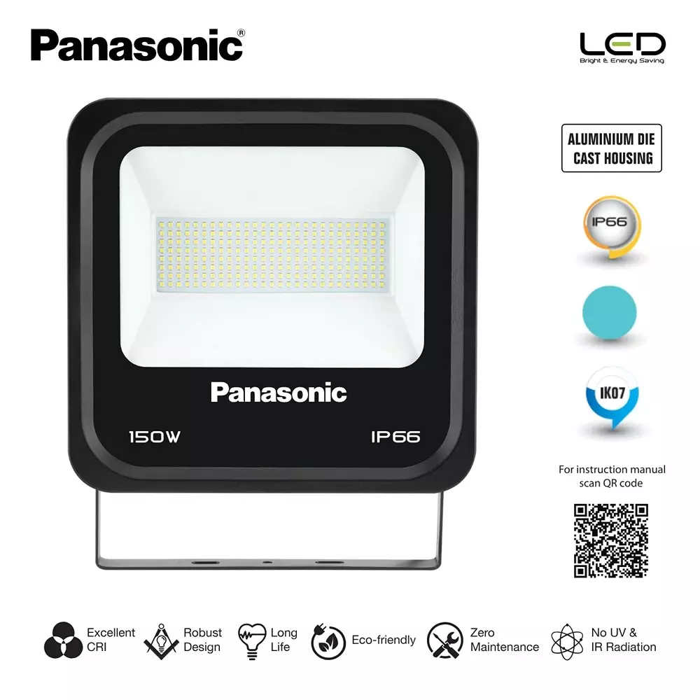 Panasonic LED Flood Light 150 W 3000 K Warm White, PFLM24FG3