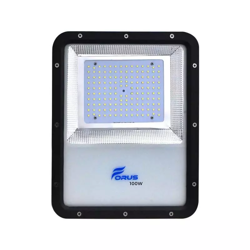 FORUS 100 W Rectangle LED Flood Light IP67 Warm White