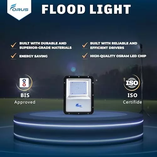 forus-100-w-led-flood-light-ip67-warm-white-for-garage-factory-parking-area-fefl100w-wweco-model-5yr-1pc