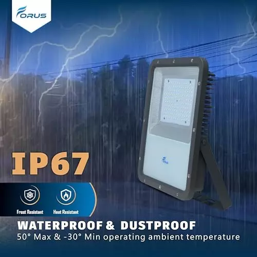 forus-100-w-led-flood-light-ip67-warm-white-for-garage-factory-parking-area-fefl100w-wweco-model-5yr-1pc