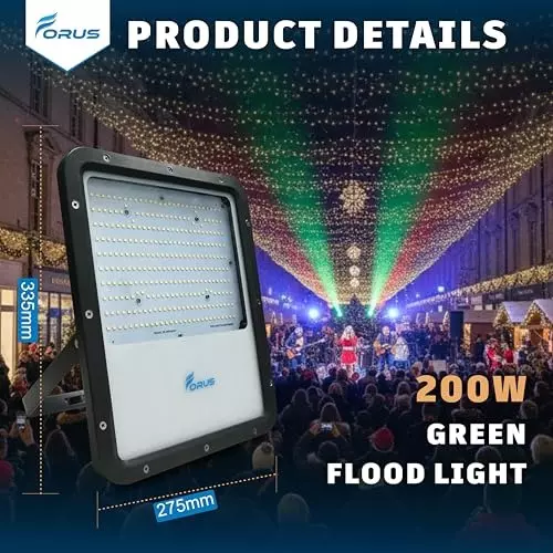 forus-200-w-led-flood-light-ip67-green-for-garage-factory-parking-area-feonfl200w-eco-green-1pc