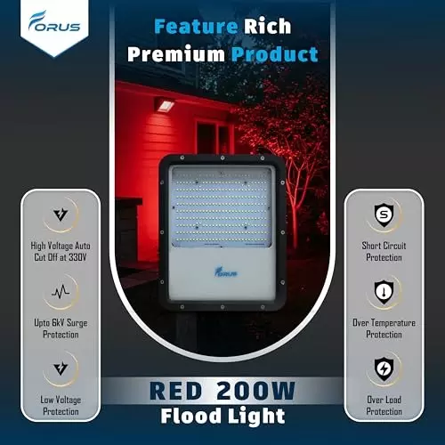 forus-200-w-led-flood-light-ip67-red-for-garage-factory-parking-area-feonfl200w-eco-red-1pc