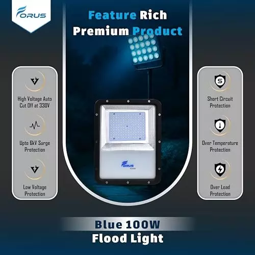 forus-100-w-led-flood-light-ip67-blue-for-garage-factory-parking-area-feon100wflblue-1pc