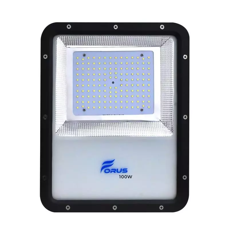 FORUS 100 W LED Flood Light Cool White IP67 5700K Color Temperature, FE100Flood LightCW-5Y-1PC