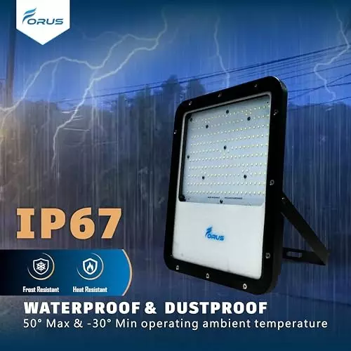 forus-150-w-led-flood-light-ip67-red-for-garage-factory-parking-area-feon150wflred-1pc