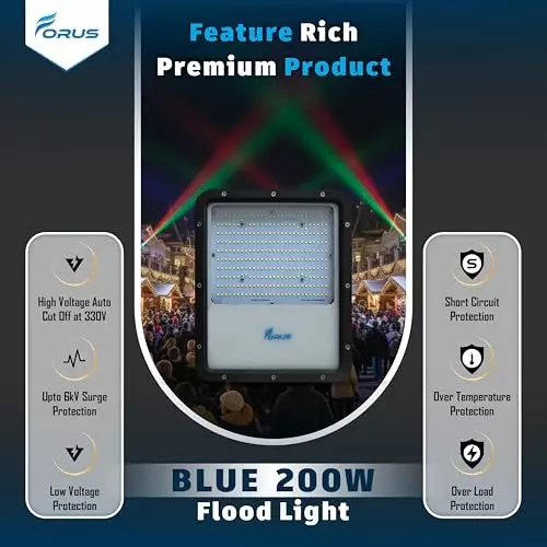 forus-200-w-led-flood-light-ip67-blue-for-garage-factory-parking-area-feonfl200w-eco-blue-1pc