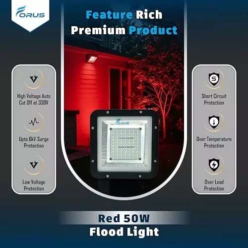forus-50-w-led-flood-light-ip67-red-for-garage-factory-parking-area-feon50wflred-1pc