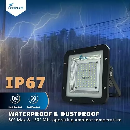 forus-50-w-led-flood-light-ip67-red-for-garage-factory-parking-area-feon50wflred-1pc