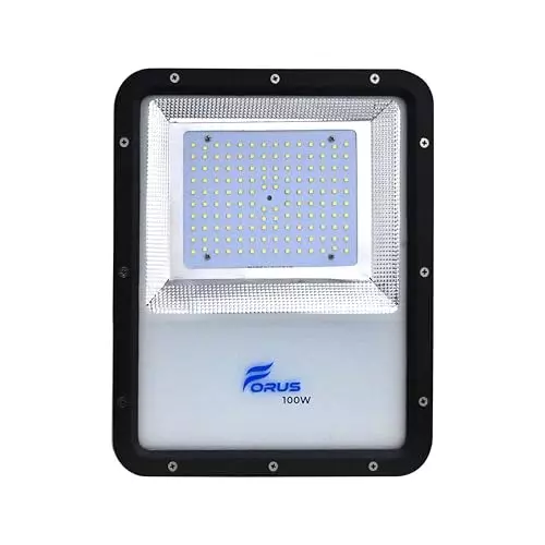 FORUS 100 W LED Flood Light Cool White IP67 5700K Color Temperature, DP-E92Z-S7MV