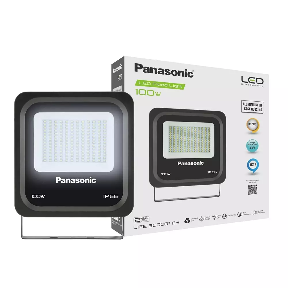 Panasonic LED Flood Light 100 W 6500 K Cool White, PFLM24AB7